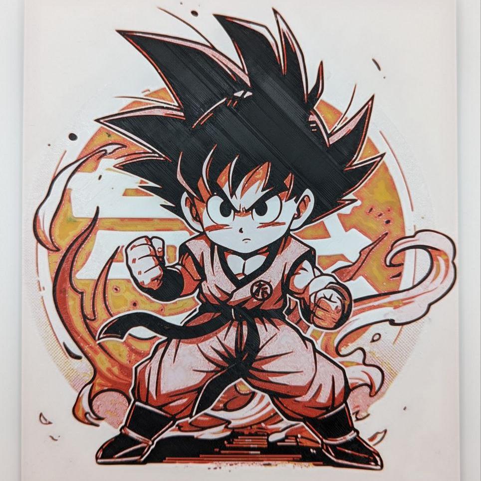 Goku Kid - Litografía